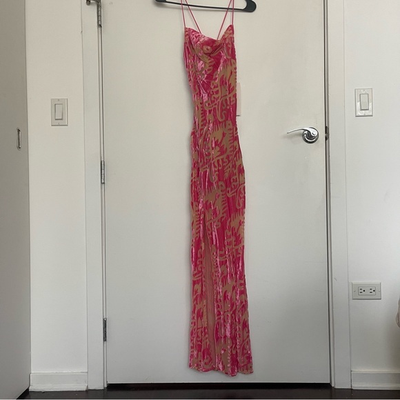 Vibrant Pink Slip Dress - Picture 5 of 7